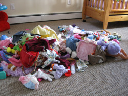 clothes in a pile
